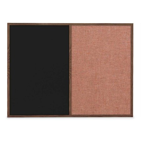 United Visual Products Slim Style Indoor Enclosed Radius Corkbo UVRDS48SB-WHITE-ULTMAR